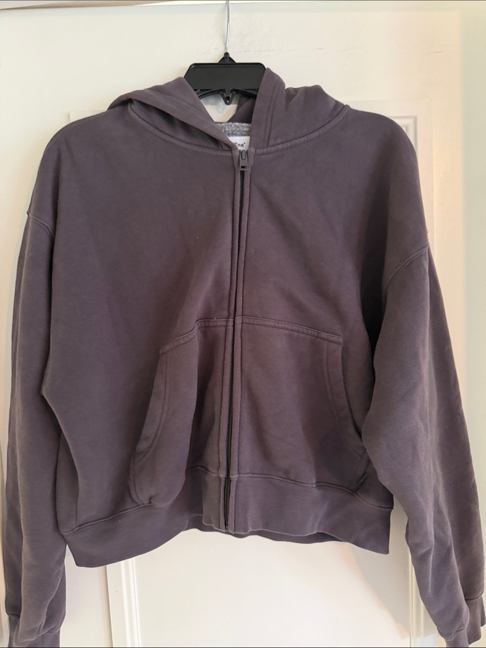 TNA Full-Zip Hoodie - Charcoal Gray